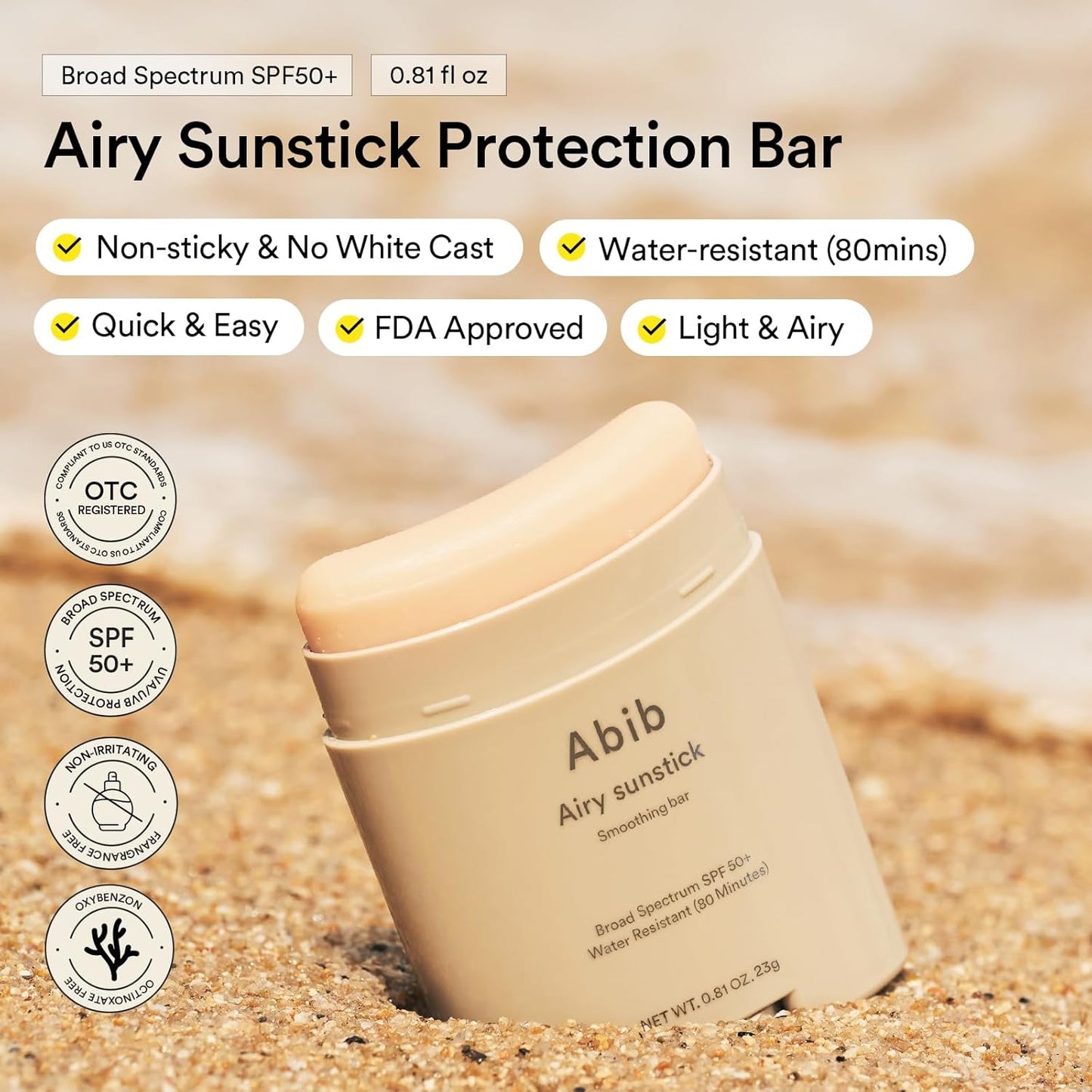 Airy Sunstick Protection Bar DUO SPF50+